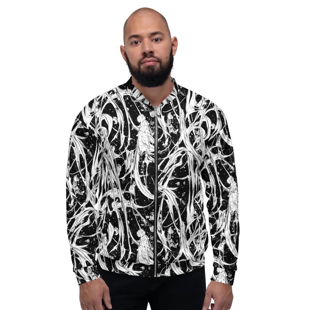 Nocturne Vines on Bomber Jacket — Front