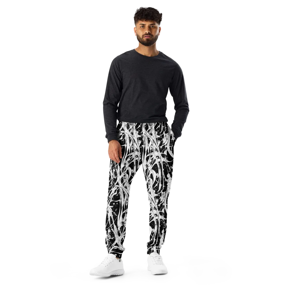 Nocturne Vines on Men's Joggers — Front