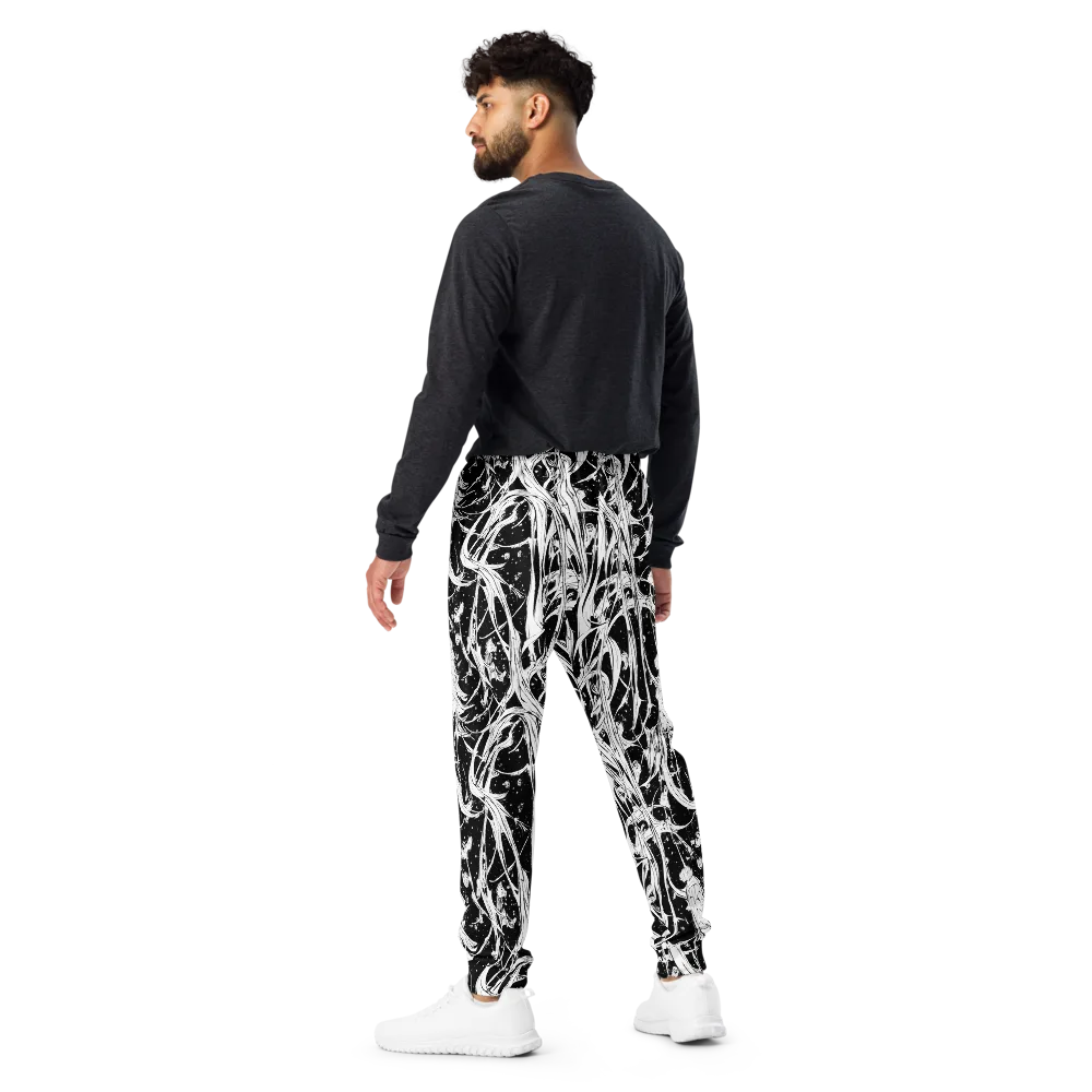 Nocturne Vines on Men's Joggers — Back