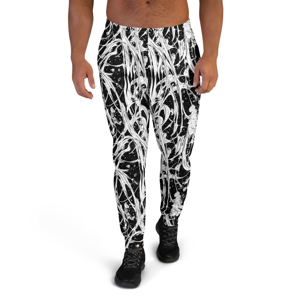 Nocturne Vines on Men's Joggers — Front