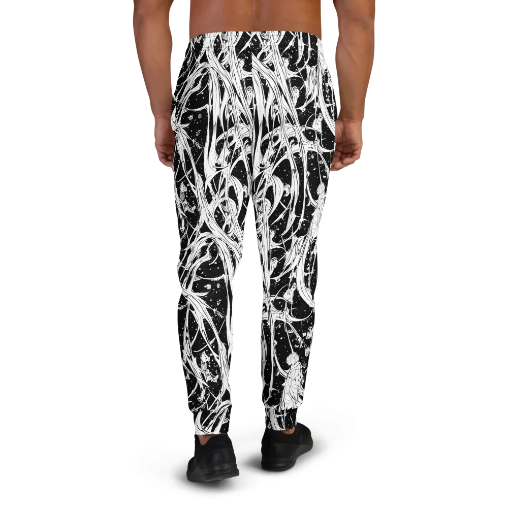 Nocturne Vines on Men's Joggers — Back
