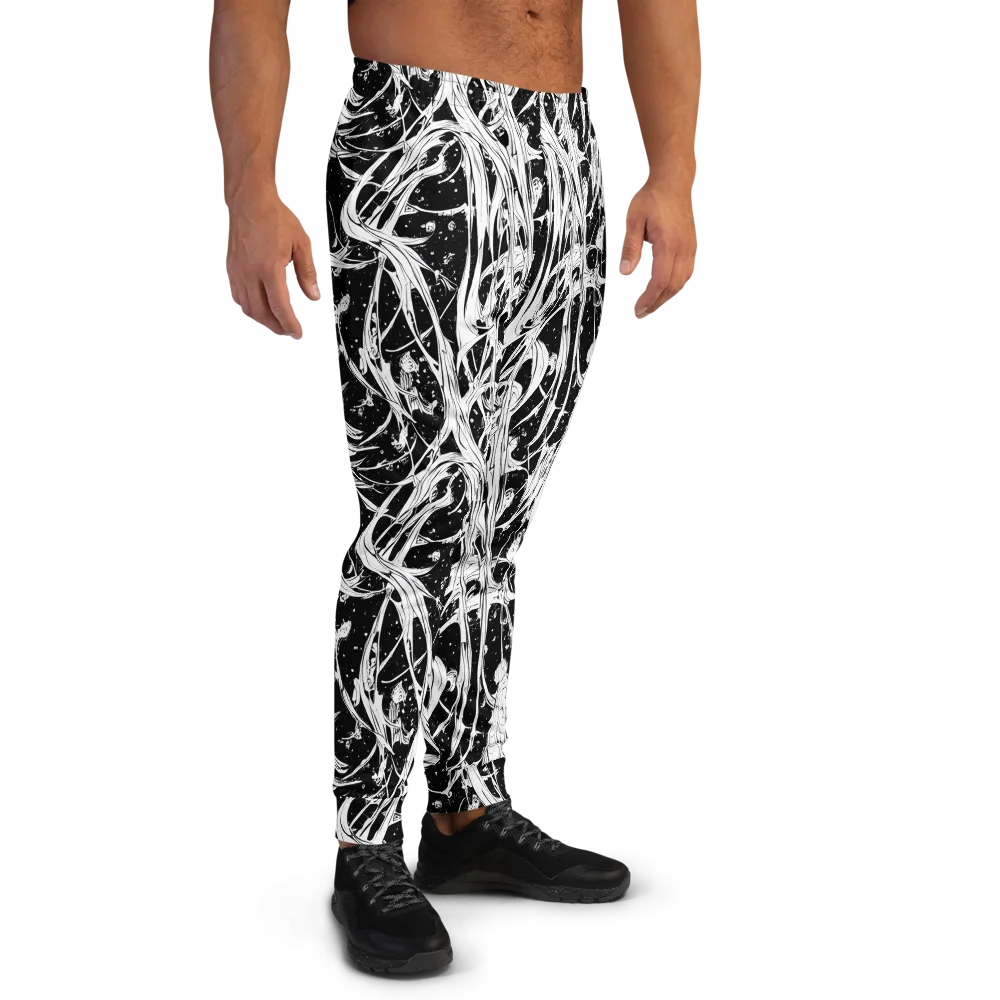Nocturne Vines on Men's Joggers — Right