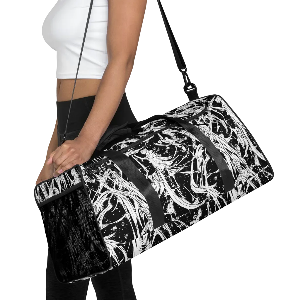 Nocturne Vines on Duffle Bag — Front