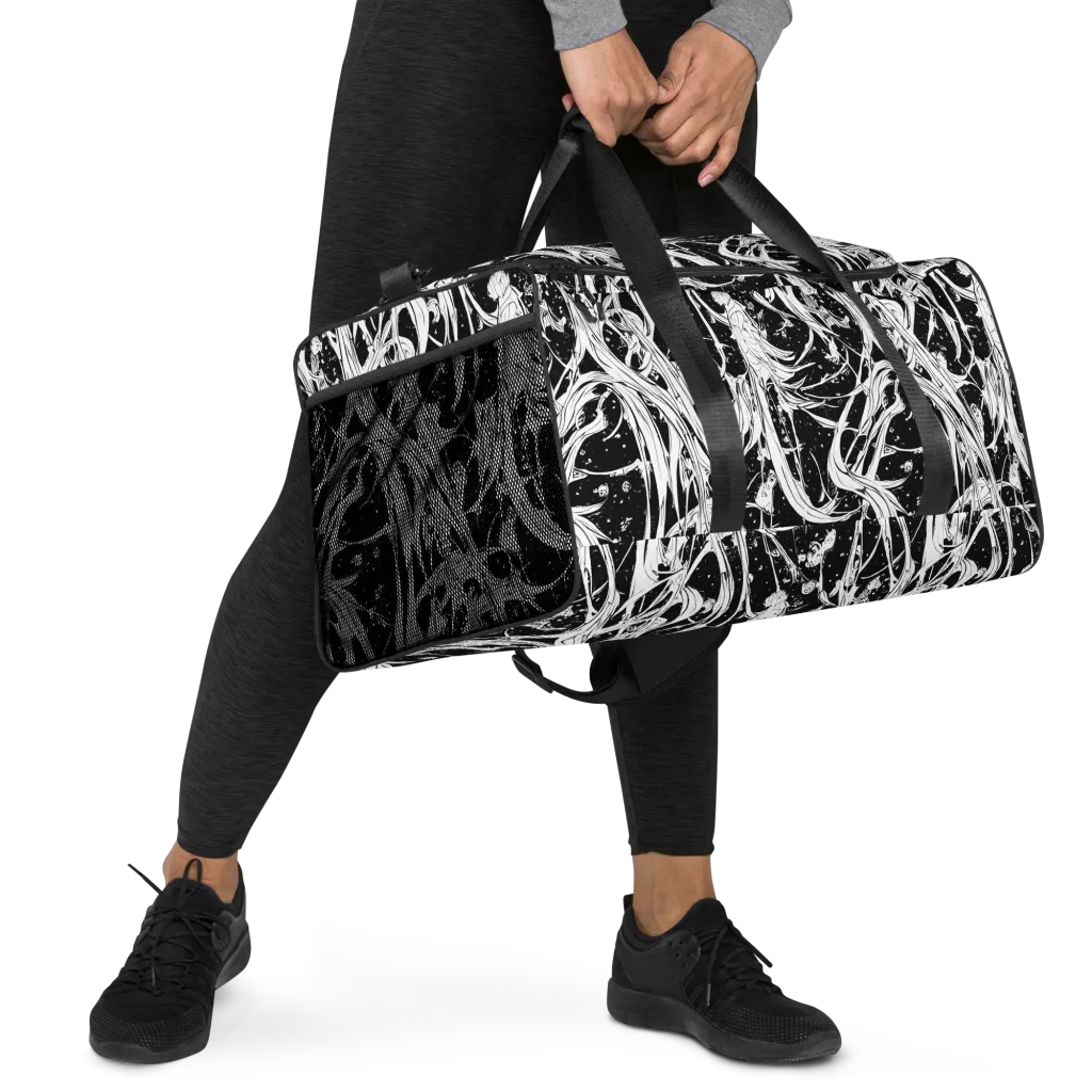 Nocturne Vines on Duffle Bag — Right Front