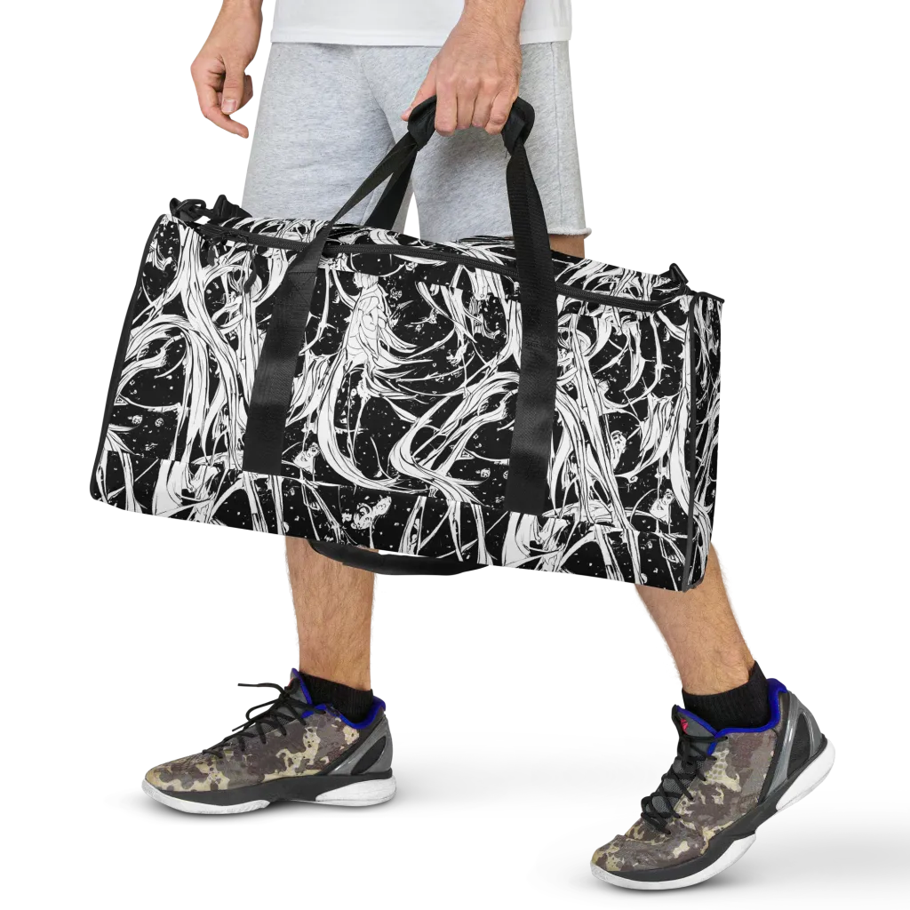 Nocturne Vines on Duffle Bag — Front