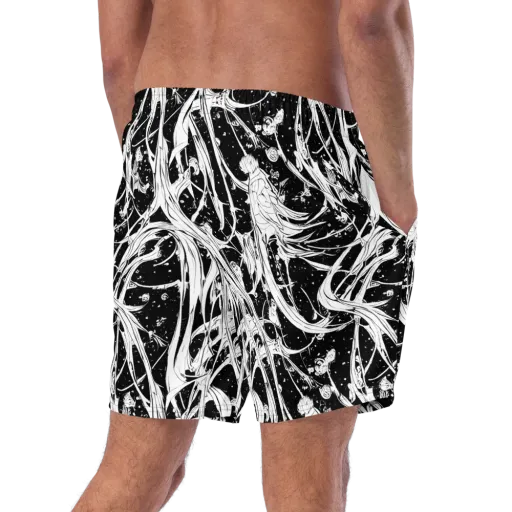 Nocturne Vines on a Swim Trunks