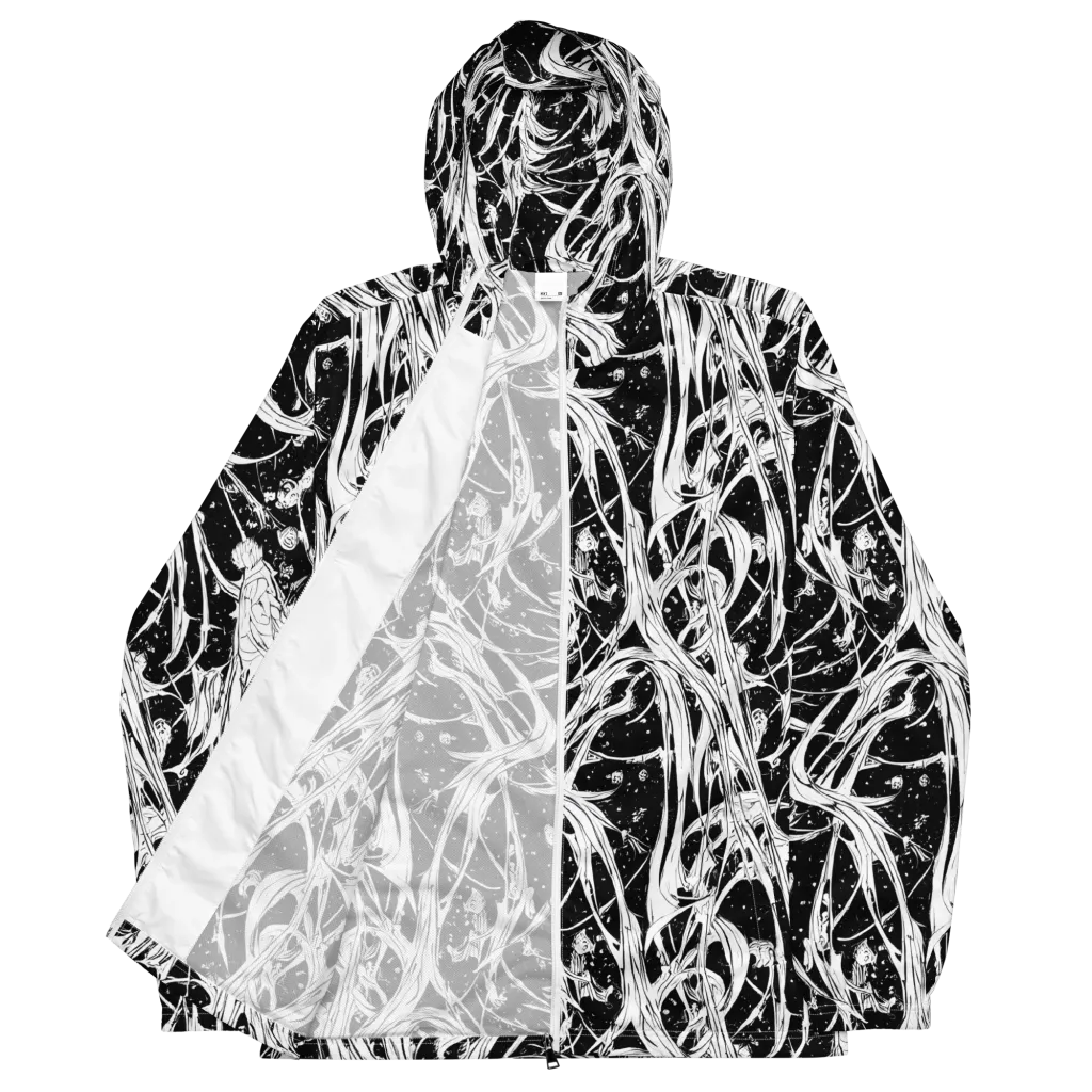 Nocturne Vines on Men's Windbreaker — Front