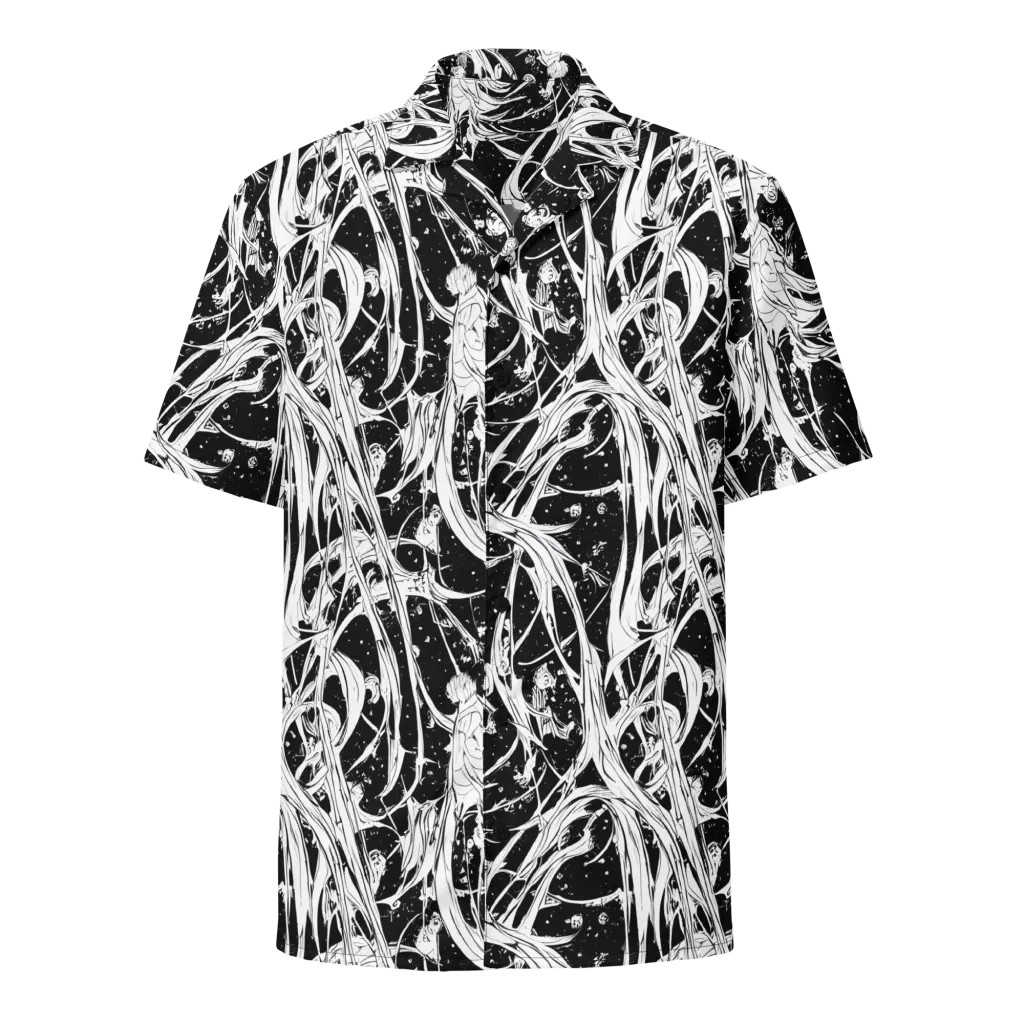 Nocturne Vines on Button Shirt — Front