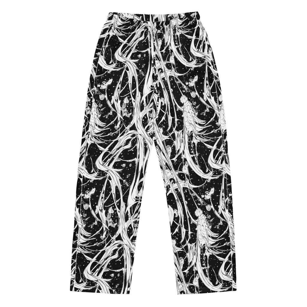 Nocturne Vines on Women's Pajama Pants — Front