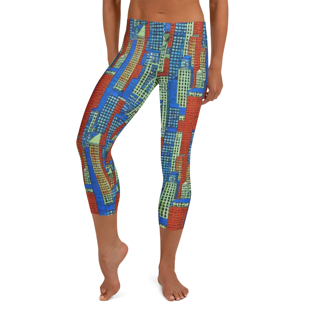 Vermilion Heights on Capri Leggings — Front