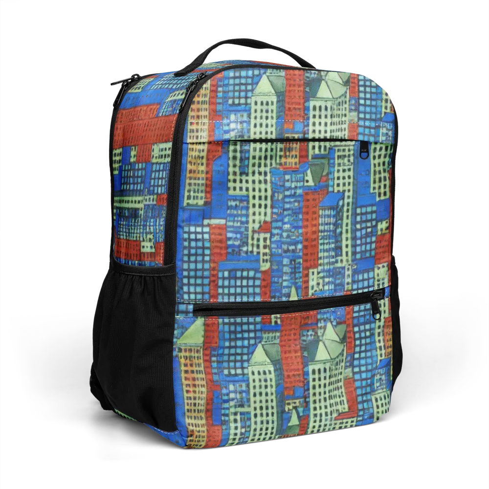 Vermilion Heights on Utility Backpack — Right Front