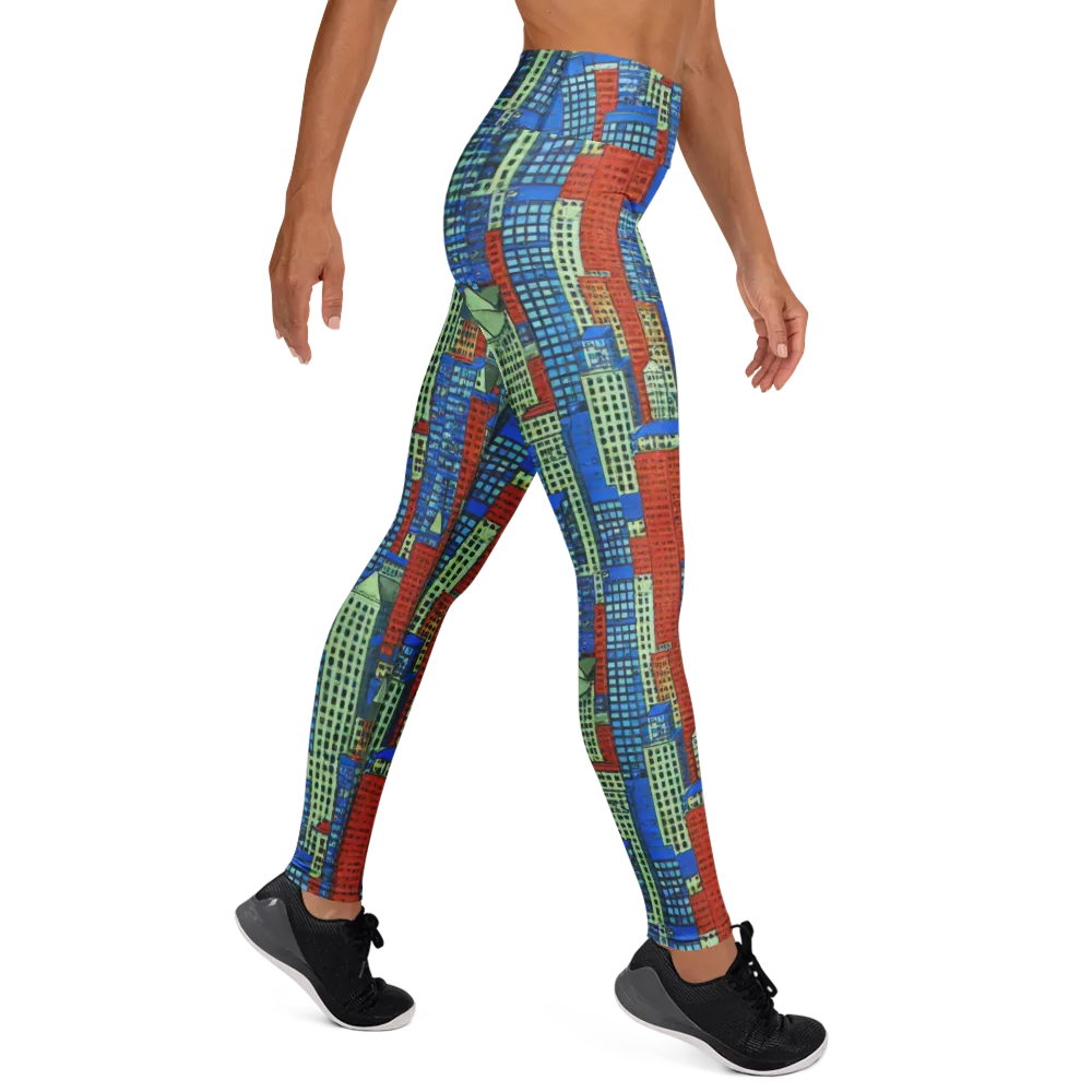 Vermilion Heights on Yoga Leggings — Right