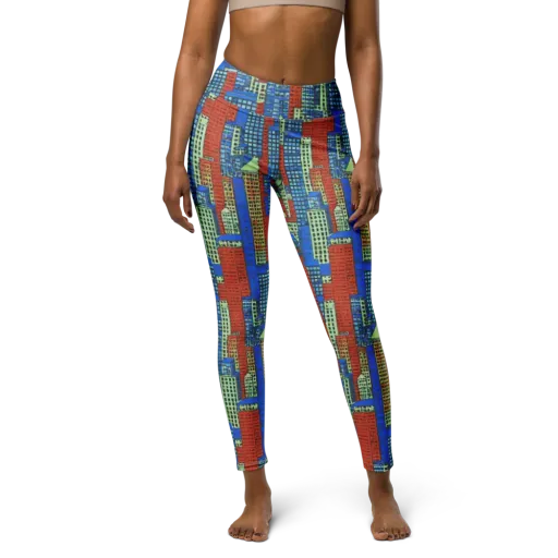 Vermilion Heights on a Yoga Leggings