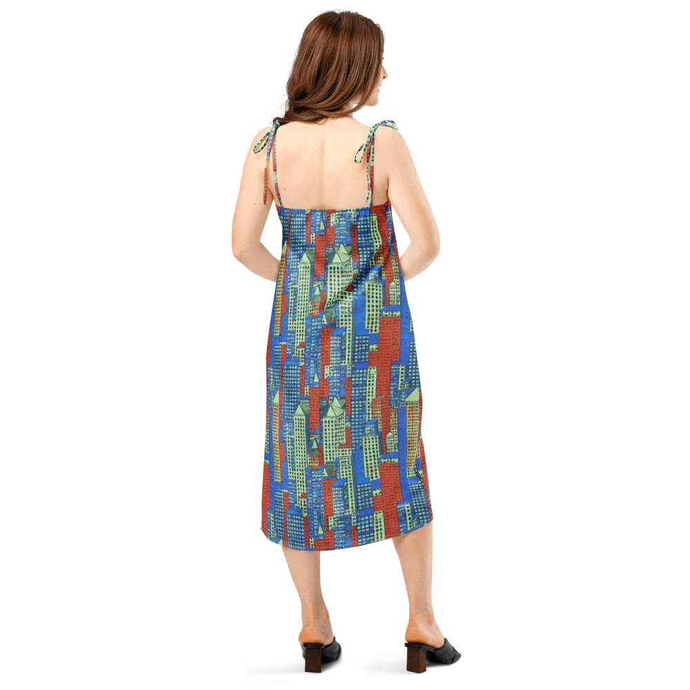Vermilion Heights on Slip Dress — Back