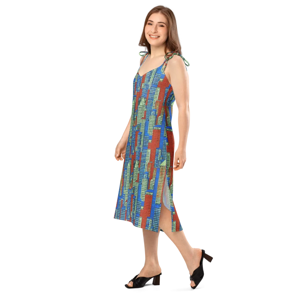 Vermilion Heights on Slip Dress — Left Front