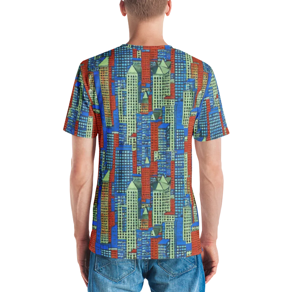 Vermilion Heights on Men's Crew Neck T-Shirt — Back