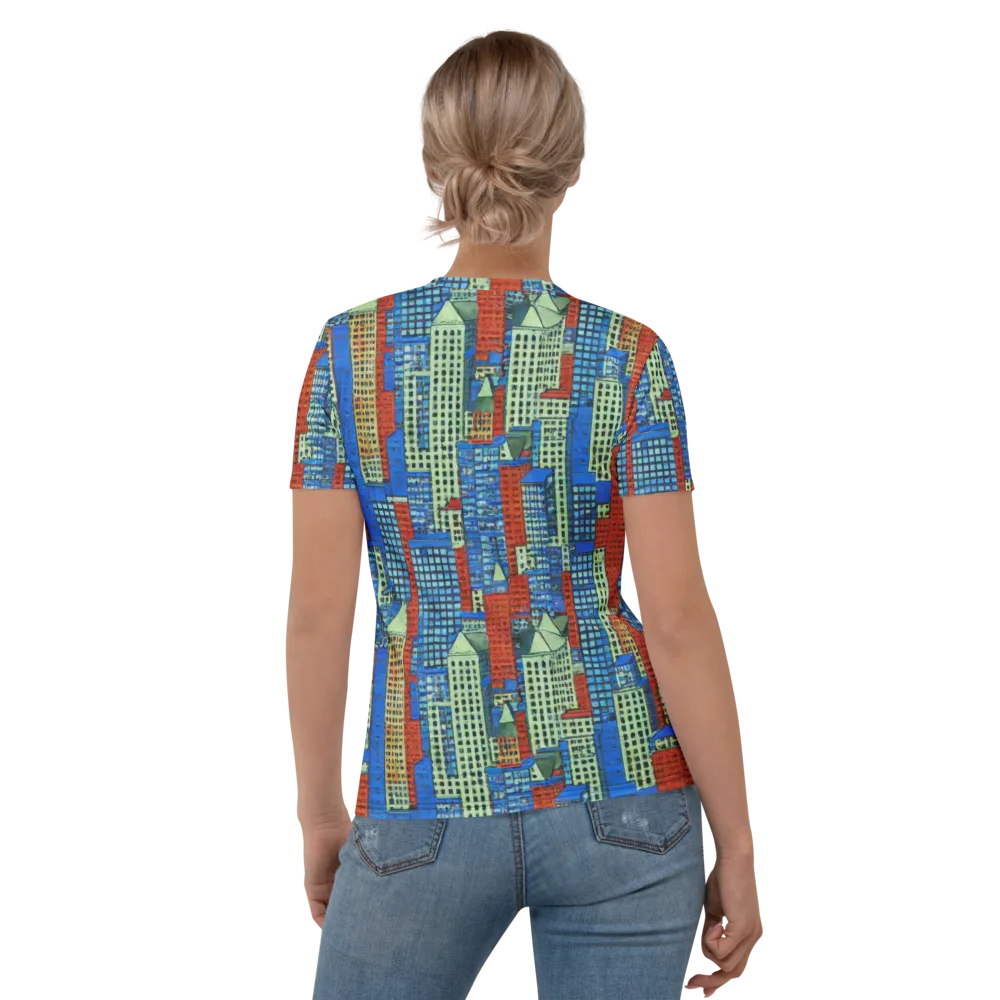 Vermilion Heights on Women's Crew Neck T-Shirt — Back