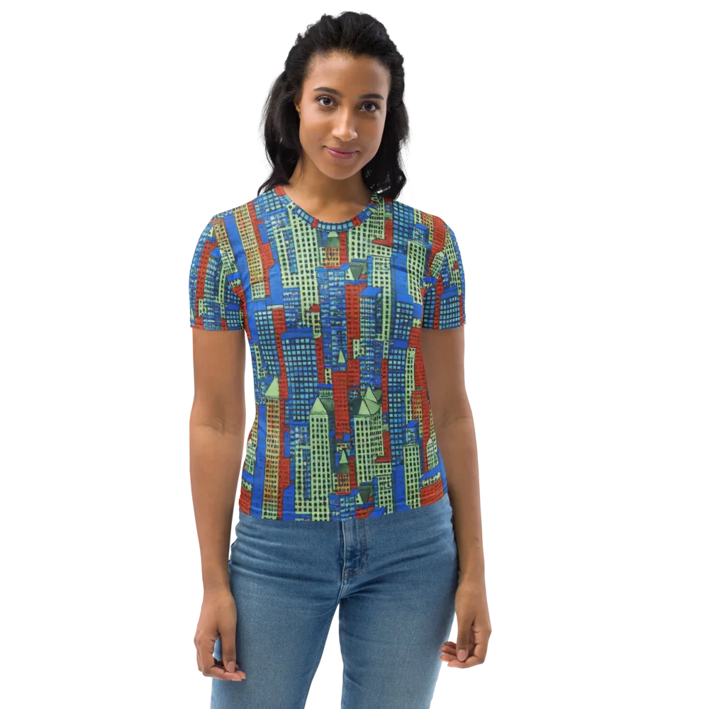 Vermilion Heights on Women's Crew Neck T-Shirt — Front