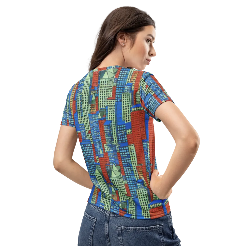 Vermilion Heights on Women's Crew Neck T-Shirt — Back