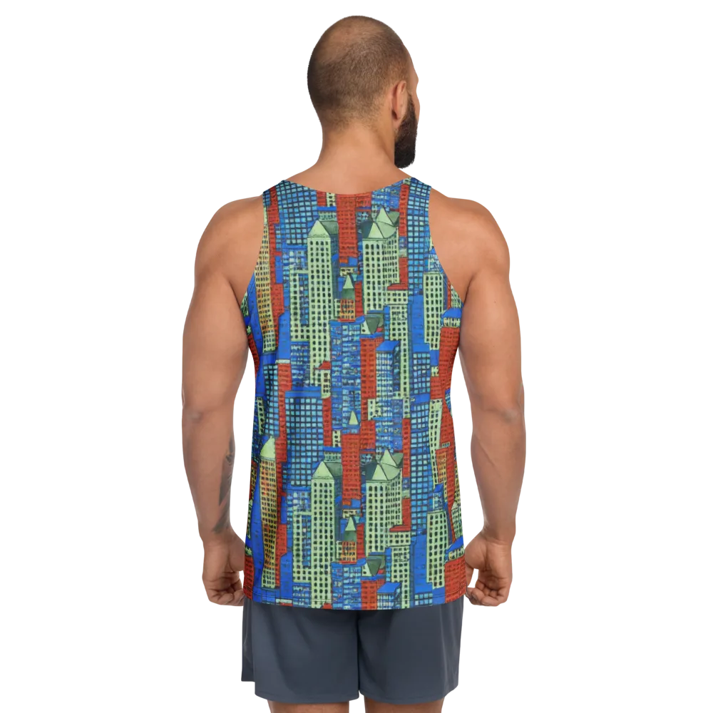 Vermilion Heights on Men's Tank Top — Back