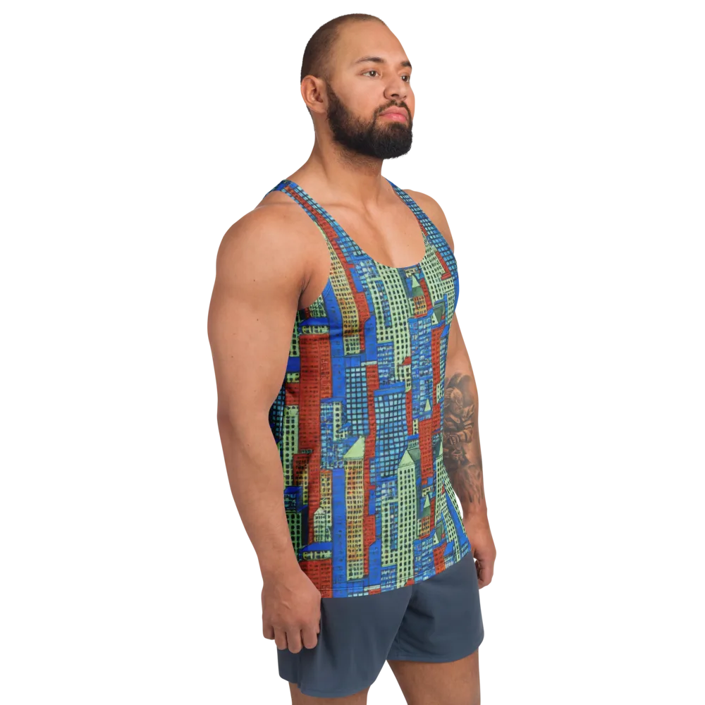 Vermilion Heights on Men's Tank Top — Right Front