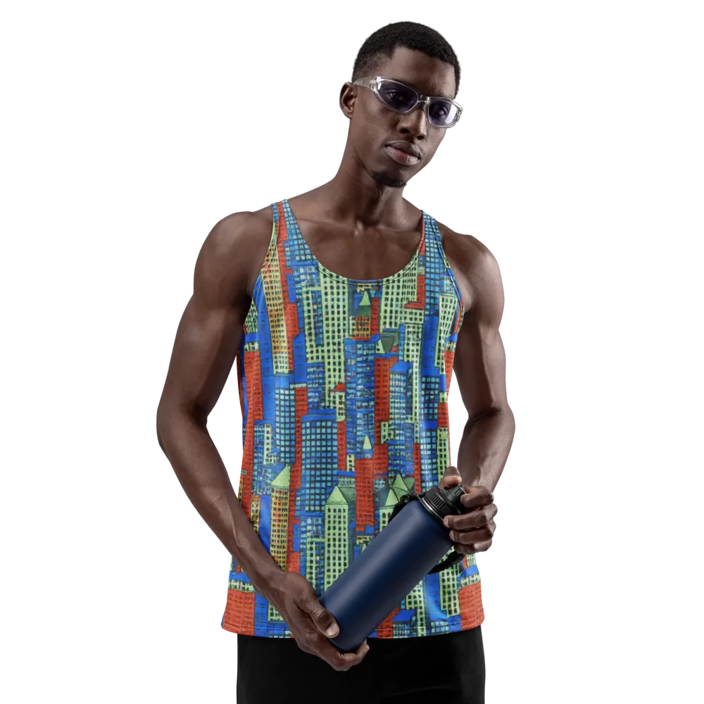 Vermilion Heights on Men's Tank Top — Front
