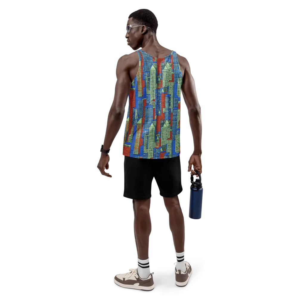 Vermilion Heights on Men's Tank Top — Back