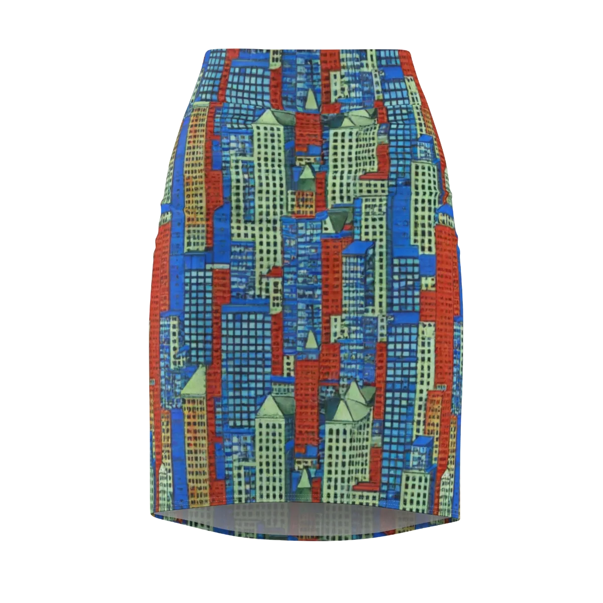 Vermilion Heights on Pencil Skirt — Front