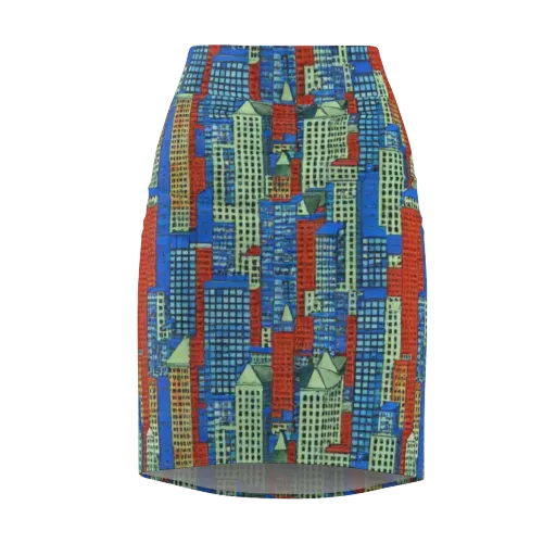Vermilion Heights on a Pencil Skirt