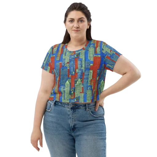 Vermilion Heights on a Crop Tee