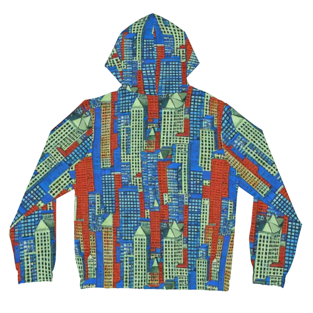 Vermilion Heights on Women's Full-Zip Hoodie — Back