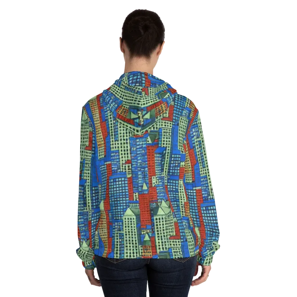 Vermilion Heights on Women's Full-Zip Hoodie — Back On Person