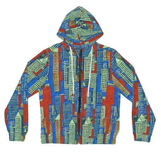 Vermilion Heights on a Women's Full-Zip Hoodie