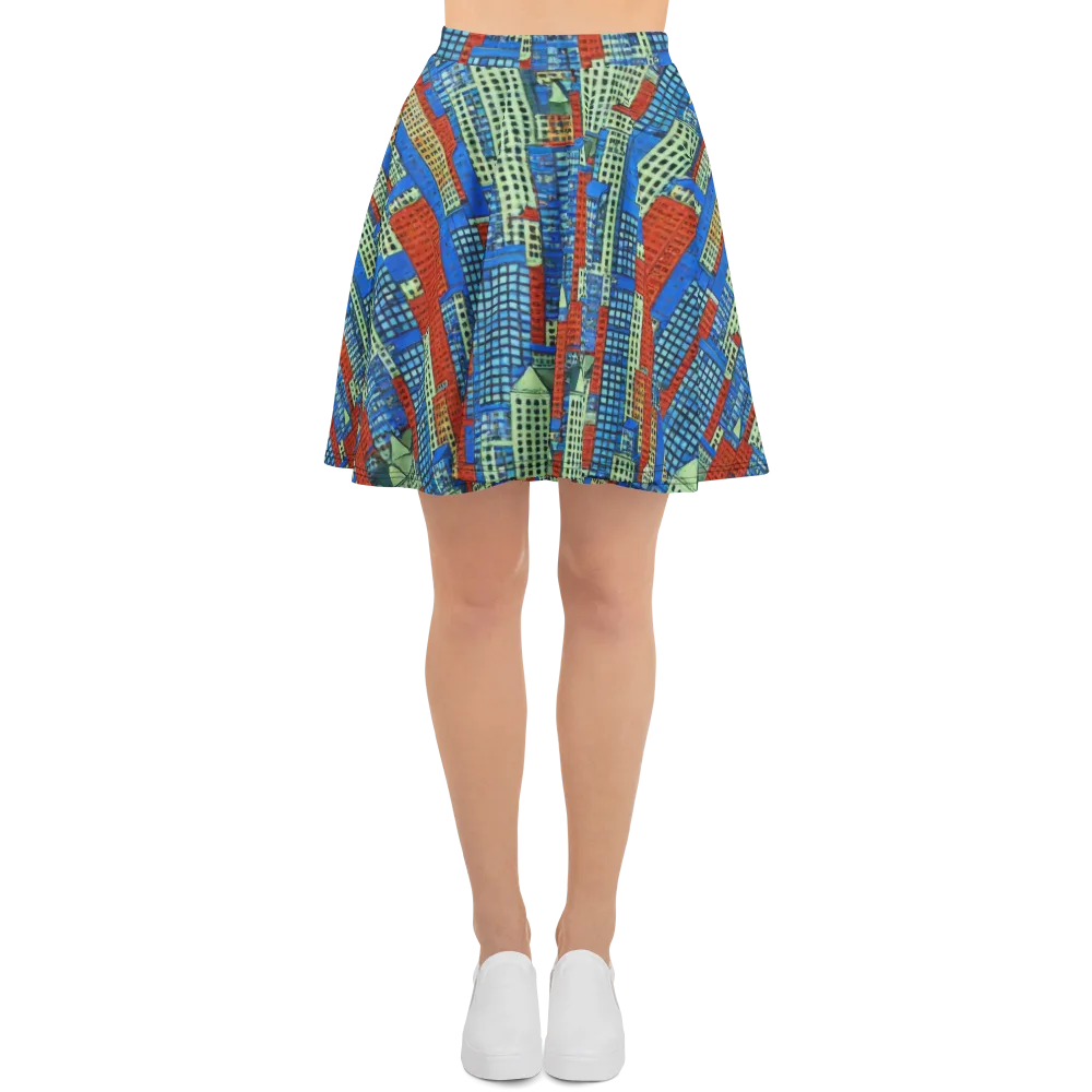 Vermilion Heights on Skater Skirt — Front