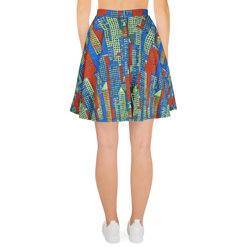 Vermilion Heights on Skater Skirt — Back
