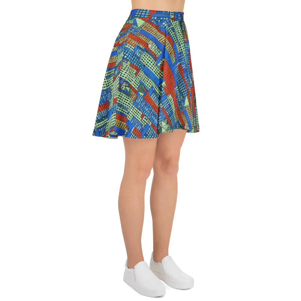 Vermilion Heights on Skater Skirt — Right
