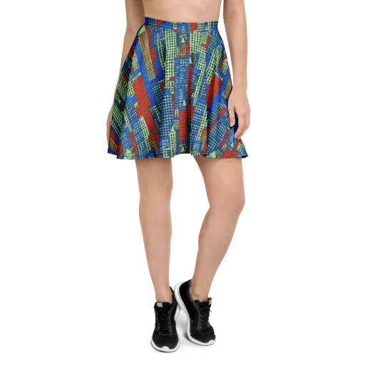 Vermilion Heights on a Skater Skirt