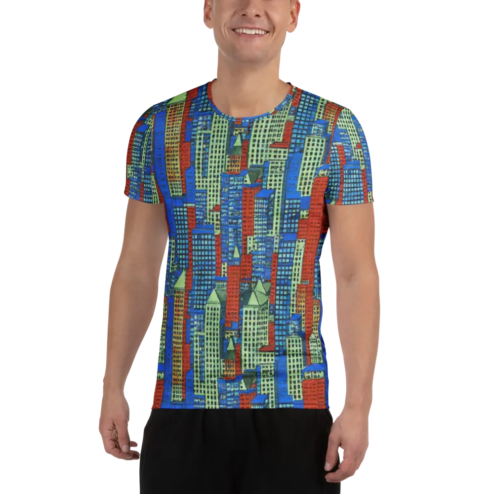 Vermilion Heights on Men's Athletic T-Shirt — Front