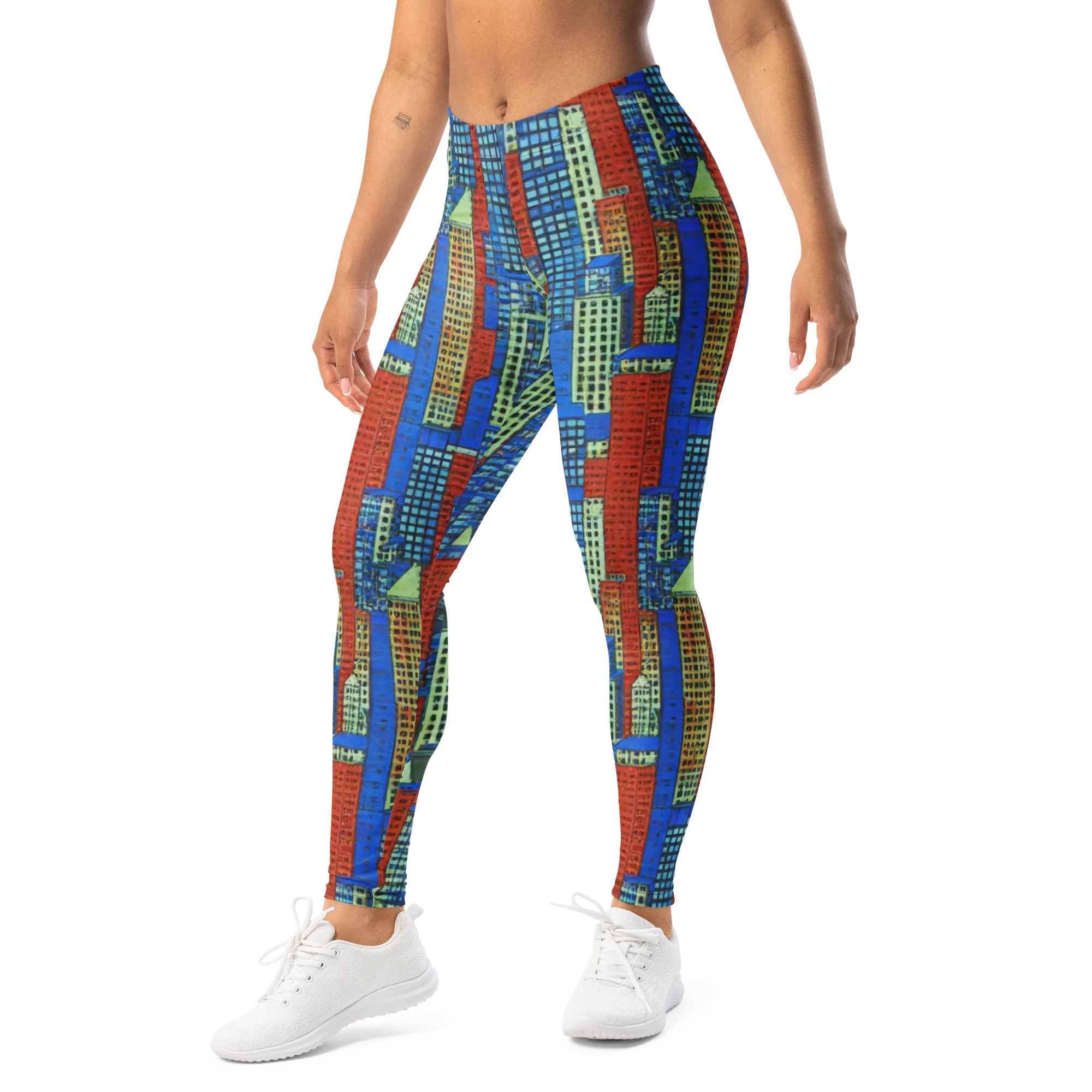 Vermilion Heights on Leggings — Left Front