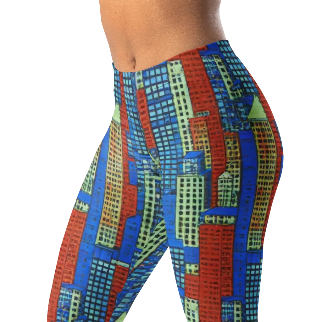 Vermilion Heights on Leggings — Left Front