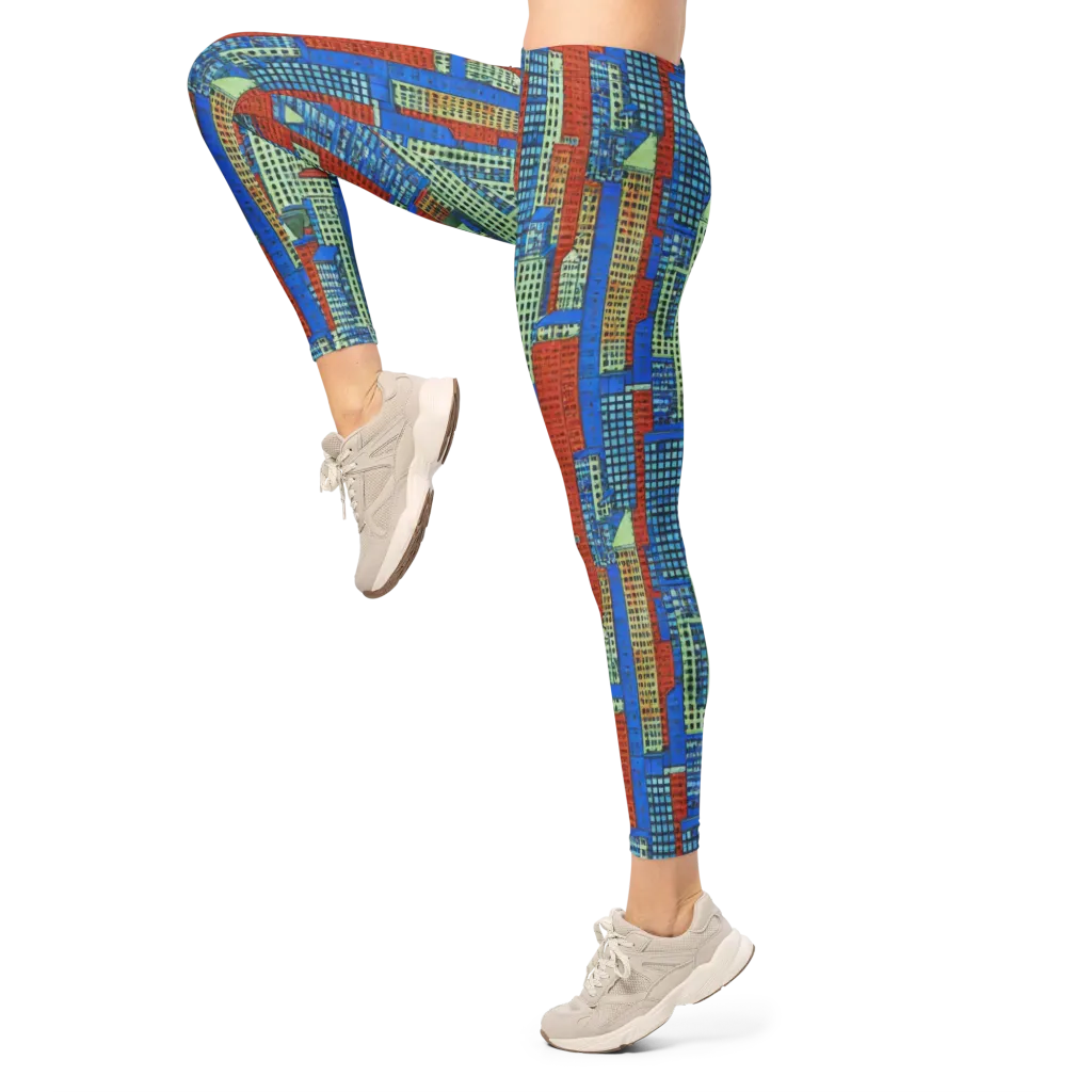 Vermilion Heights on Leggings — Left