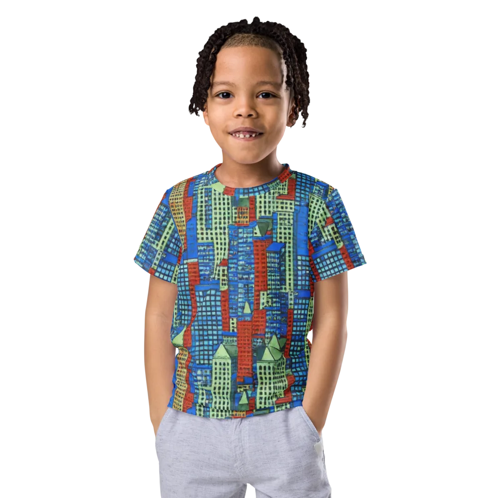 Vermilion Heights on Kids Crew Neck T-Shirt — Front