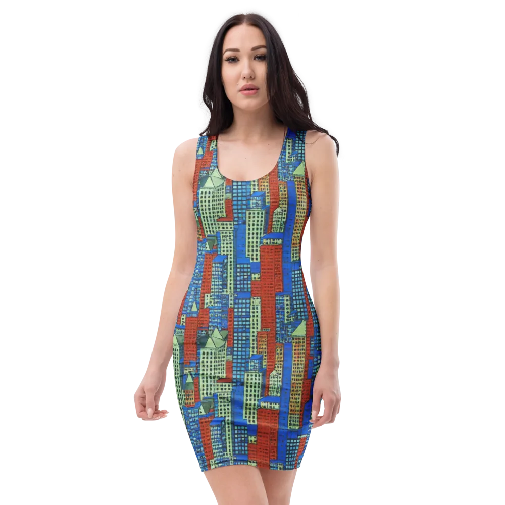 Vermilion Heights on Bodycon Dress — Front