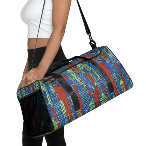 Vermilion Heights on a Duffle Bag