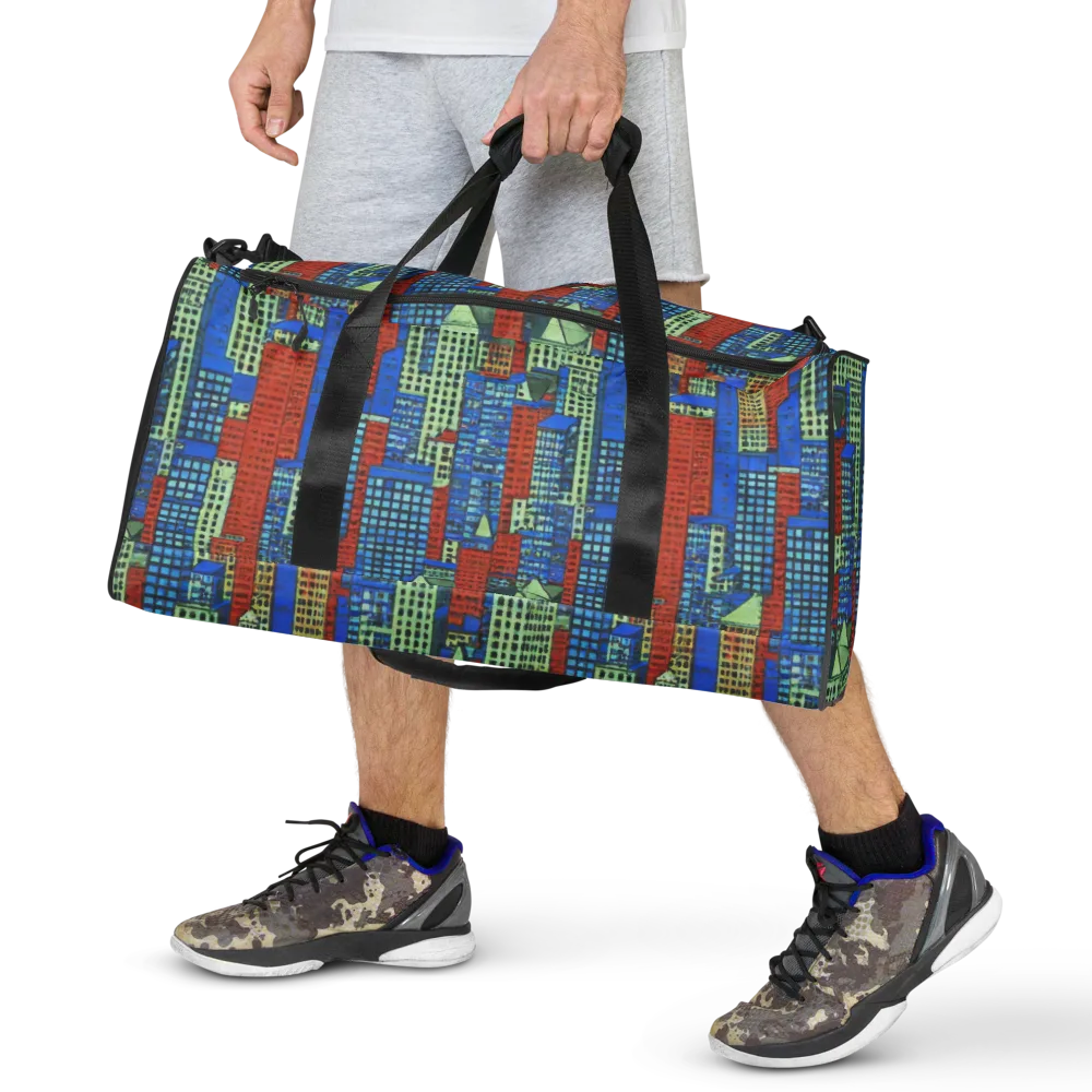 Vermilion Heights on Duffle Bag — Front