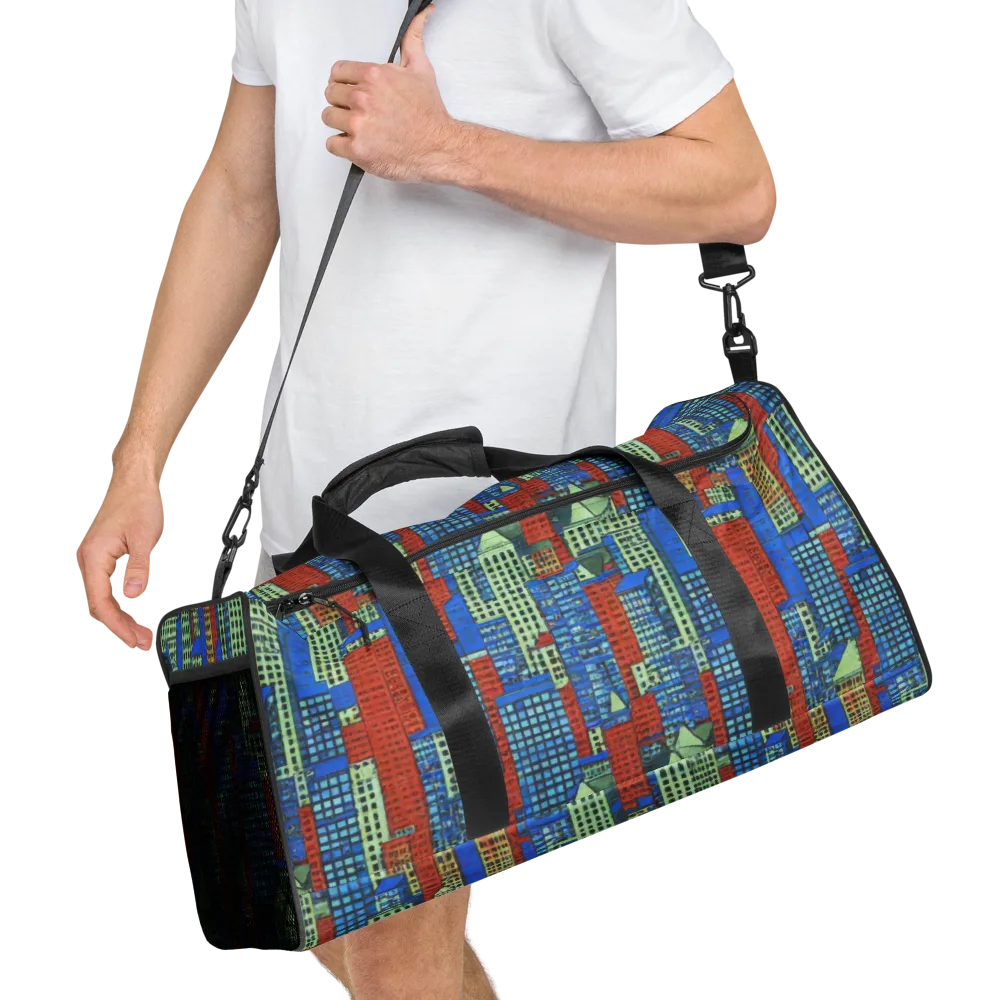 Vermilion Heights on Duffle Bag — Right Front