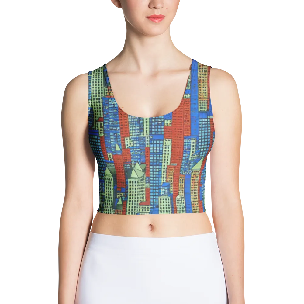 Vermilion Heights on Crop Top — Front