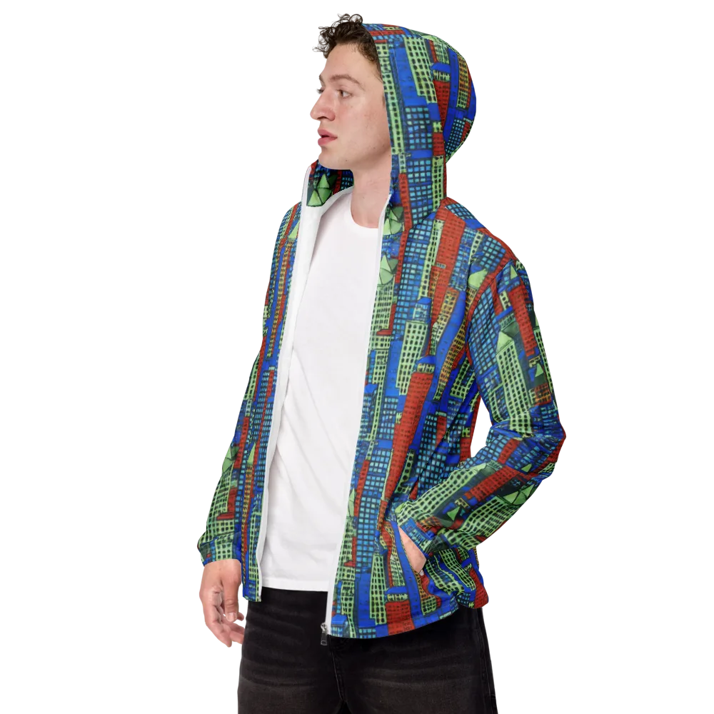 Vermilion Heights on Men's Windbreaker — Left Front