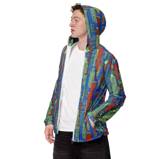 Vermilion Heights on a Men's Windbreaker