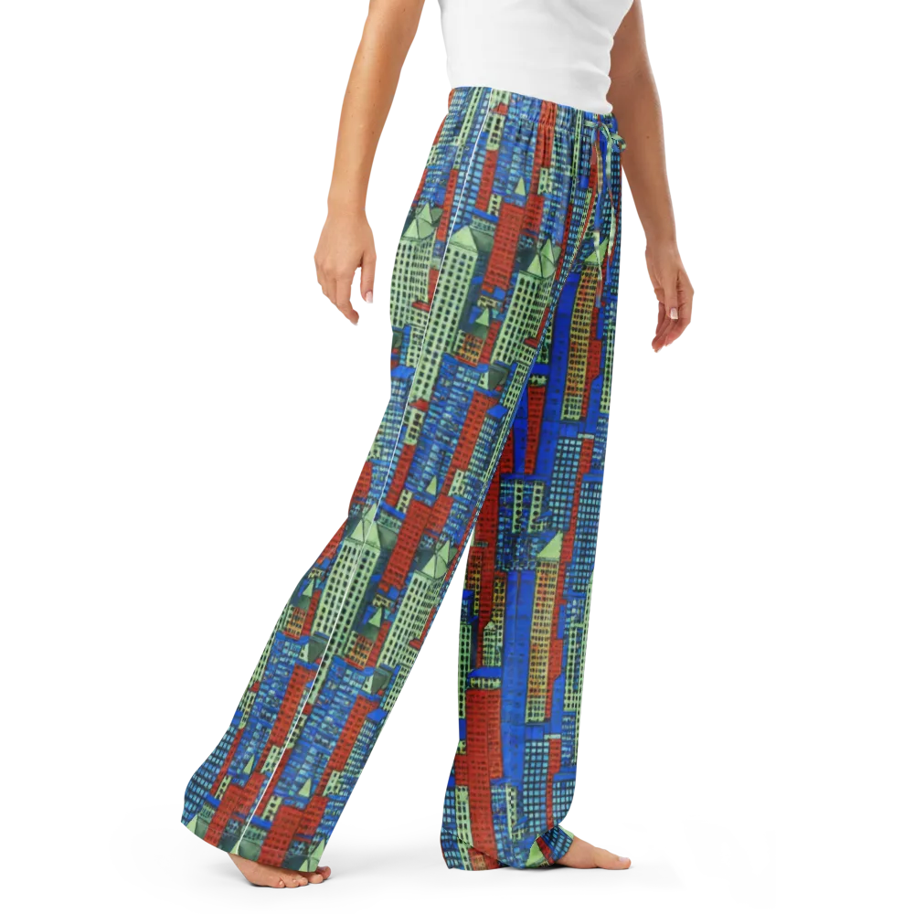 Vermilion Heights on Women's Pajama Pants — Right Front